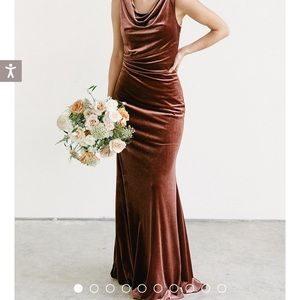 Revelry faith velvet dress.mustard. Only worn to try on and didn’t fit.